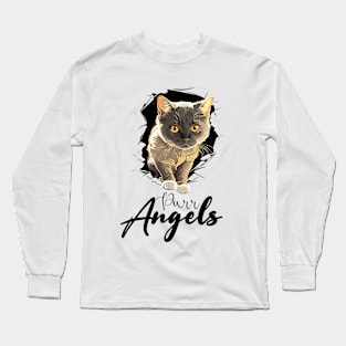 Cat angels Long Sleeve T-Shirt